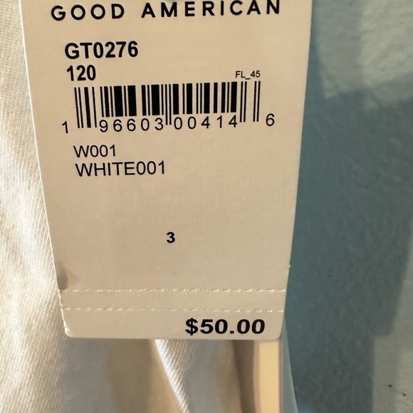 NWT GOOD AMERICAN CROP TOP & SEAMLESS RIBBED LEGGING - Picture 7 of 10